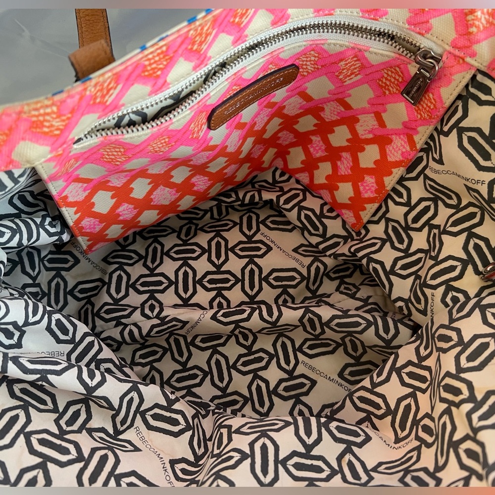 Rebecca Minkoff Geometric Cherish Tote Bag - Picture 7 of 15
